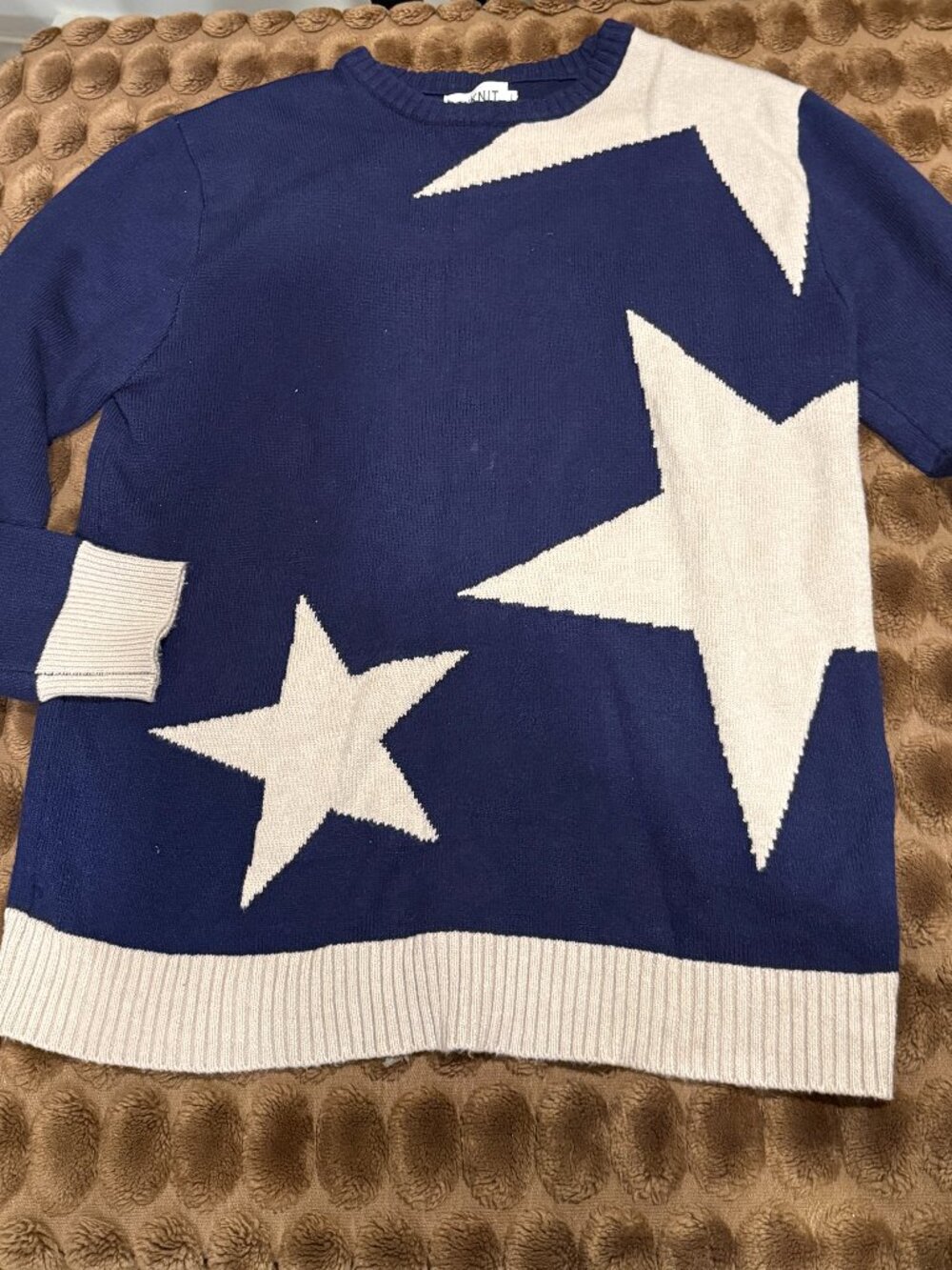 OxKnit "Seeing Stars" knit sweater